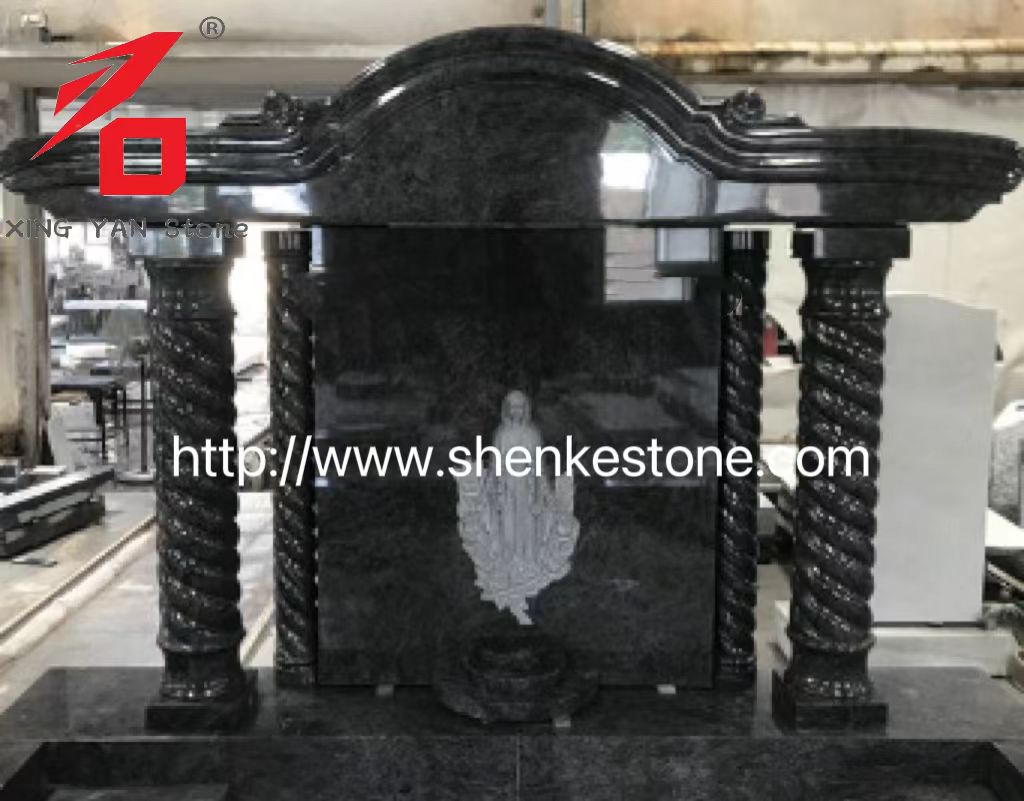 Irlandako diseinua Bahama Blue Granite Angel Monumentua
